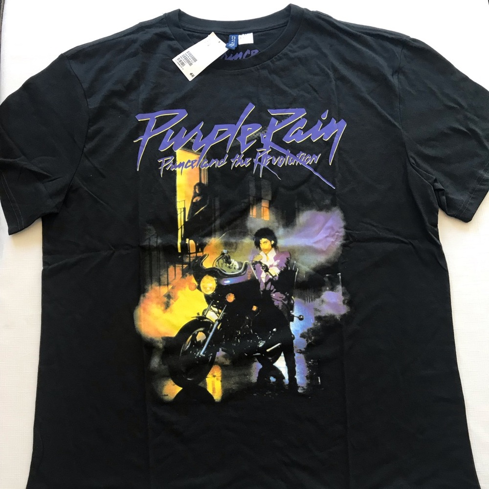 PRINCE Purple Rain Licensed T-shirt NEW With TAG S